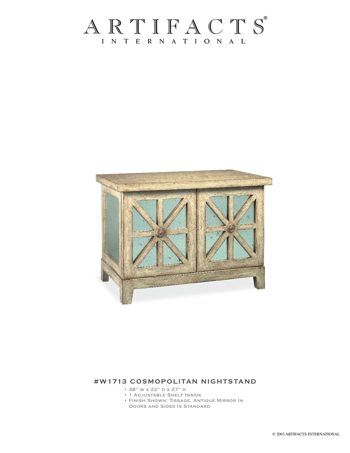 Artifacts International // Chests & Nightstands